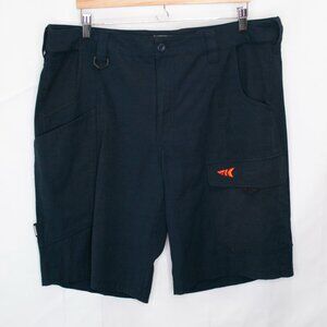 Kastking Cargo Shorts Mens 38 Navy Blue Fishing Hiking Outdoor Stretch FF10
